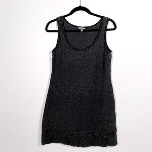 Toad&Co Samba Wave Tank Dress in Charcoal Gray size Medium